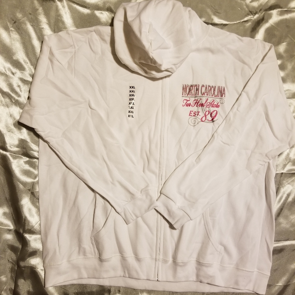 White North Carolina Hoodie - New!